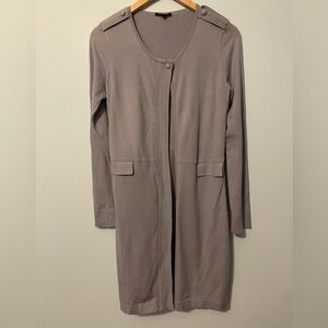 Claudia Strater Amsterdam Long Zipper Up Sweater Grey